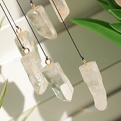 Natural Quartz Crystal Wind Chime&nbsp;HJEW-D302-09