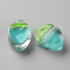 Transparent Enamel Acrylic Beads&nbsp;X1-TACR-S155-003G