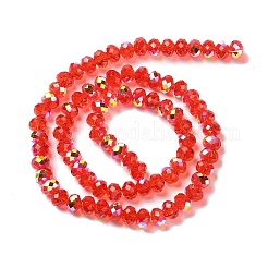 AB Color Plated Transparent Electroplate Beads Strands&nbsp;EGLA-H104-06D