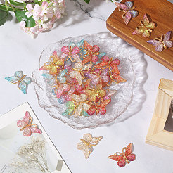 60Pcs 10 Colors Resin Pendants&nbsp;RESI-CA0001-81
