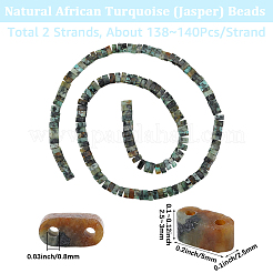 2 Strands Natural African Turquoise (Jasper) Beads Strands&nbsp;G-PA0001-69
