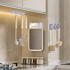 Self-adhesive Acrylic Wall Hook Hangers&nbsp;AJEW-TADJ0001-09B-01