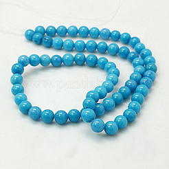 Natural Mashan Jade Round Beads Strands&nbsp;G-D263-12mm-XS20