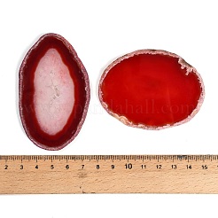 Dyed & Heated Natural Agate Slice Cabochons&nbsp;GG-CBAAF67-01H