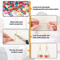 150~180Pcs 10 Styles Handmade Polymer Clay Beads&nbsp;CLAY-NB0001-38