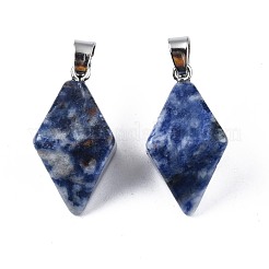 Natural Blue Spot Jasper Pendants&nbsp;G-N326-107G