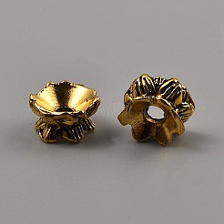 Tibetan Style Alloy Bead Caps&nbsp;FIND-WH0291-09B-AG