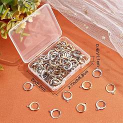 100Pcs 2 Colors 304 Stainless Steel Leverback Earring Findings&nbsp;STAS-BBC0001-46