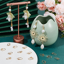 30Pcs Brass Earring Hooks&nbsp;KK-BBC0011-93