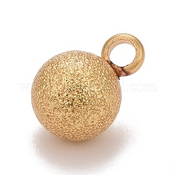 Brass Ball Charms&nbsp;KK-M229-73B-G