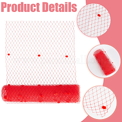 Elastic Polyester Deco Mesh Ribbons&nbsp;DIY-GF0009-01C