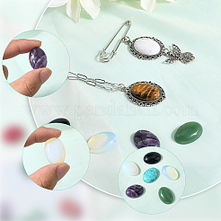 32Pcs 16 Styles Natural & Synthetic Mixed Gemstone Cabochons&nbsp;G-SP0001-39