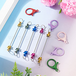 5Pcs Iron Beadable Keychain Bar&nbsp;KEYC-TAD0001-12