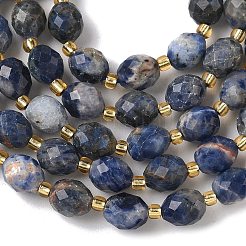Natural Sodalite Beads Strands&nbsp;G-F809-A19-01A