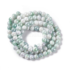 Electroplated Glass Beads Strands&nbsp;GLAA-C023-01B