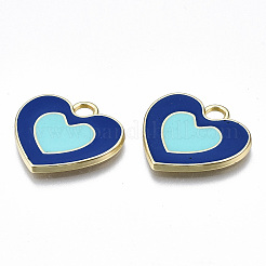 Rack Plating Alloy Enamel Pendants&nbsp;LS-ENAM-T014-03C-RS