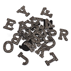 Alphabet Resin Rhinestone Patches&nbsp;DIY-TAC0005-45H