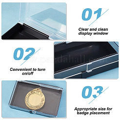 Plastic Presentation Boxes for Badge Storage & Display&nbsp;AJEW-WH0502-10