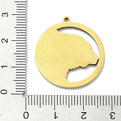 201 Stainless Steel Pendants&nbsp;LS-STAS-R118-04G