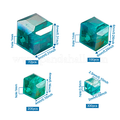 Electroplate Glass Beads Strands&nbsp;EGLA-TA0001-03B