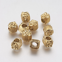 Ion Plating(IP) 304 Stainless Steel European Beads&nbsp;STAS-J022-136G