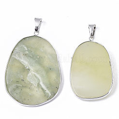 Natural New Jade Pendants&nbsp;G-R461-17D