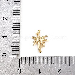 Brass Micro Pave Cubic Zirconia Pendants&nbsp;KK-A269-46G