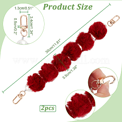 Soft Short Bag Straps&nbsp;FIND-WH0152-094C