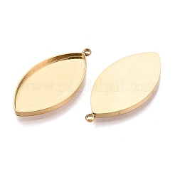 304 Stainless Steel Pendant Cabochon Component&nbsp;STAS-Q113-18C-G