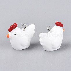 Opaque Resin Pendants&nbsp;RESI-S356-068