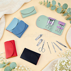 18Bags 6 Colors 410 Stainless Steel Manicure Tool Set with Storage Case&nbsp;MRMJ-WA0001-09