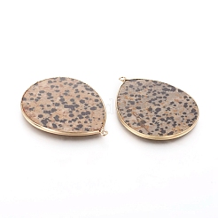 Natural Dalmatian Jasper Pendants&nbsp;G-E526-01J