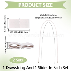 Flat Imitation Leather Drawstring for Bucket Bag&nbsp;FIND-WH20007-51B