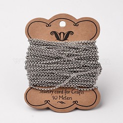 Non-Tarnish 3.28 Feet 304 Stainless Steel Rolo Chains&nbsp;X-CHS-L015-32