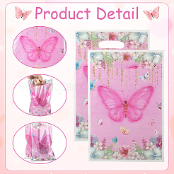 Disposable Butterfly Printed Paper Gift Bags&nbsp;ABAG-WH20006-22B