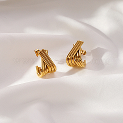 304 Stainless Steel Stud Earrings for Women&nbsp;XN8295