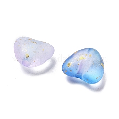 Frosted Transparent Acrylic Beads&nbsp;OACR-F013-11