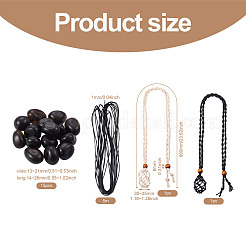 DIY Stone Beads Braided Bracelet Making Kit&nbsp;DIY-CF0001-11