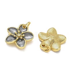 Brass Enamel Pendants&nbsp;KK-CBAD9DF-03G-A