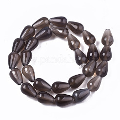 Natural Grey Agate Beads Strands&nbsp;G-T131-29