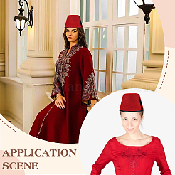 Felt & Polyester Turkish Hat&nbsp;AJEW-WH0007-61