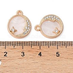 Alloy Acrylic Pendants with Rhinestone&nbsp;FIND-R147-07G