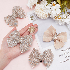 4Pcs Rhinestone Shoe Buckle Clips&nbsp;FIND-FG0003-13B