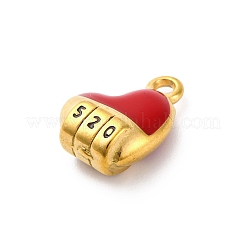 304 Stainless Steel Enamel Pendants&nbsp;STAS-B085-25G
