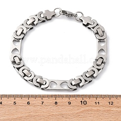 201 Stainless Steel Byzantine Chain Bracelets&nbsp;BJEW-B078-154P