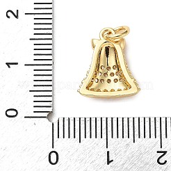 Brass Micro Pave Cubic Zirconia Charms&nbsp;LS-KK-I383-05G-01