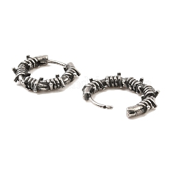316 Surgical Stainless Steel Hoop Earrings&nbsp;EJEW-D096-02D-AS