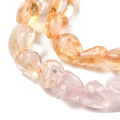 Natural Rose Quartz & Citrine Beads Strands&nbsp;G-L610-B10-01
