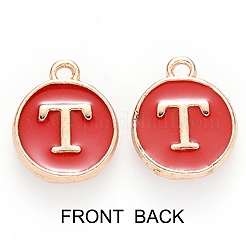 Golden Plated Enamel Alloy Charms&nbsp;ENAM-SZ0001-26C-T