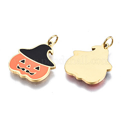 316 Surgical Stainless Steel Enamel Charms&nbsp;STAS-S116-336G